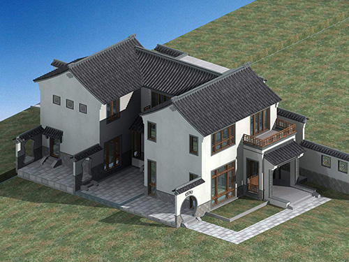 中式風格輕鋼別墅